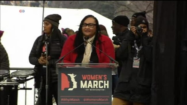 Maryum Ali Don't Get Frustrated Get Involved Women's March