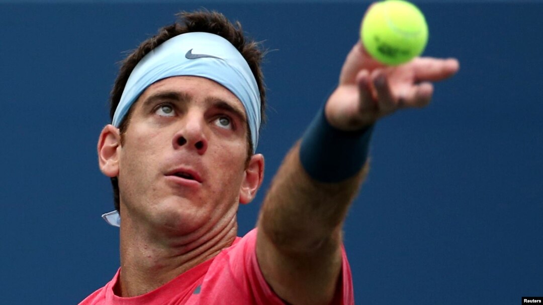 Petenis Argentina Juan Martin Del Potro dalam sebuah pertandingan. (Foto: Dok)
