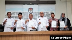 KPU hari Rabu (30/1) resmi mengumumkan 49 caleg mantan terpidana korupsi untuk memenuhi UU Pemilu (courtesy: KPU.go.id).