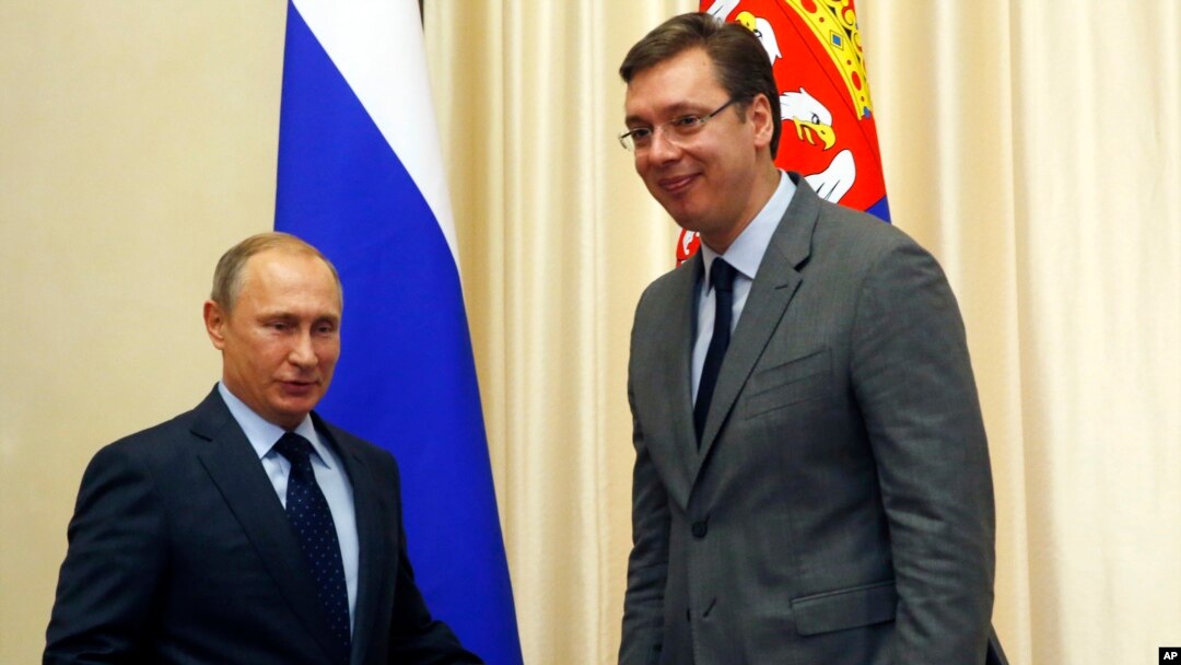 Ruski predsednik Vladimir Putin i srpski premijer Aleksandar Vučić na susretu u rezidenciji Novo-Ogarjovo nadomak Moskve. 