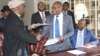 Morgan Tsvangirai and Jacob Ngarivhume. (Picture: Courtesy Photo - MDC-T)