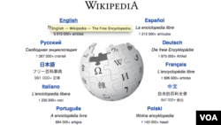 Capture d'écran du site Wikipedia.