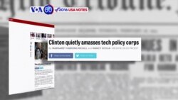 VOA60 Elections - Politico: Hillary Clinton’s campaign has crafted a policy that resonates to many of Silicon Valley’s top priorities