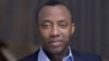 L’opposant en détention Omoyele Sowore, au Nigeria le 8 août 2019. (VOA/Gilbert Tampa)