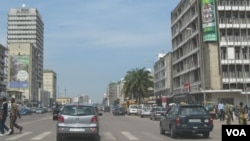 Suasana di kaswasan bisnis Kinshasa, ibukota Republik Demokratik Kongo (Foto: dok). 