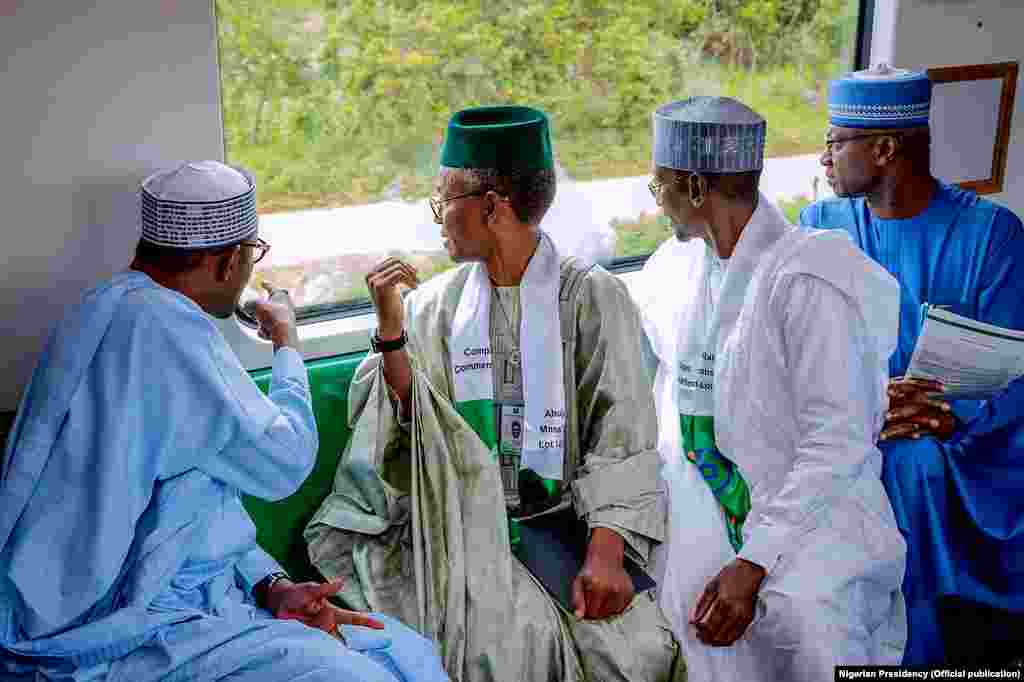 Buhari ya kaddamar da jirgin kasa da zai rika zirga-zirga cikin Birnin Abuja