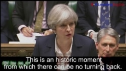 Theresa May on Brexit