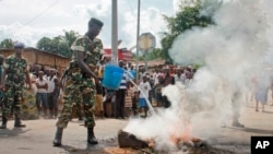 Un soldat burundais