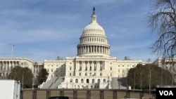 资料照片：美国国会大厦。(2026年2月24日)