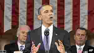 Obama Stresses Economy and Job Creation in State of the Union Speech