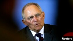 Menkeu Keuangan Jerman, Wolfgang Schaeuble di Berlin, 25 Maret 2013 (Foto: dok). Schaeuble memperkirakan paket bantuan mendatang untuk Yunani akan berjumlah lebih sedikit dibandingkan yang dijanjikan saat ini.