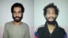 FILE - A combination picture released Feb. 9, 2018, shows Alexanda Kotey and El Shafee Elsheikh in undated handout pictures in Amouda, Syria. 