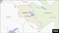 Карта Вірменії та Азербайджану