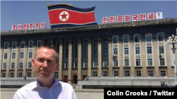 콜린 크룩스 북한 주재 영국대사가 27일 자신의 트위터에 평양에서 찍었던 사진을 올렸다. Colin Crooks / Twitter.