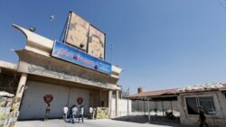 The entrance of Syria's central prison in Adra neighborhood of Damascus, Syria August 23, 2015.