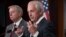 Senate Foreign Relations Committee Chairman Sen. Bob Corker, R-Tenn., joined at left by Sen. Lindsey Graham, R-S.C., speaks with reporters after his panel approved the "Taylor Force Act," which suspends U.S. financial aid to the Palestinian Authority, at the Capitol in Washington, Aug. 3, 2017. 