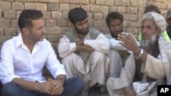 Khaled Hosseini, an ambassador for the UN High Commission for Refugees (UNHCR), in Afghanistan.