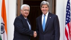 Kerry With Indian External Affairs Minister
