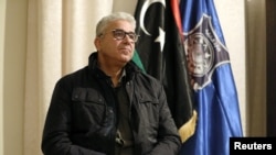 Menteri Dalam Negeri Libya Fathi Bashagha, dalam wawancara dengan Reuters stelah lolos upaya pembunuhan di Tripoli, Libya, Minggu, 21 Februari 2021.