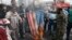 Protesters burn a mock U.S. flag during a rally against the U.S. decision to designate Iran's powerful Revolutionary Guards as a foreign terrorist organization, in Tehran, Iran, April 12, 2019.