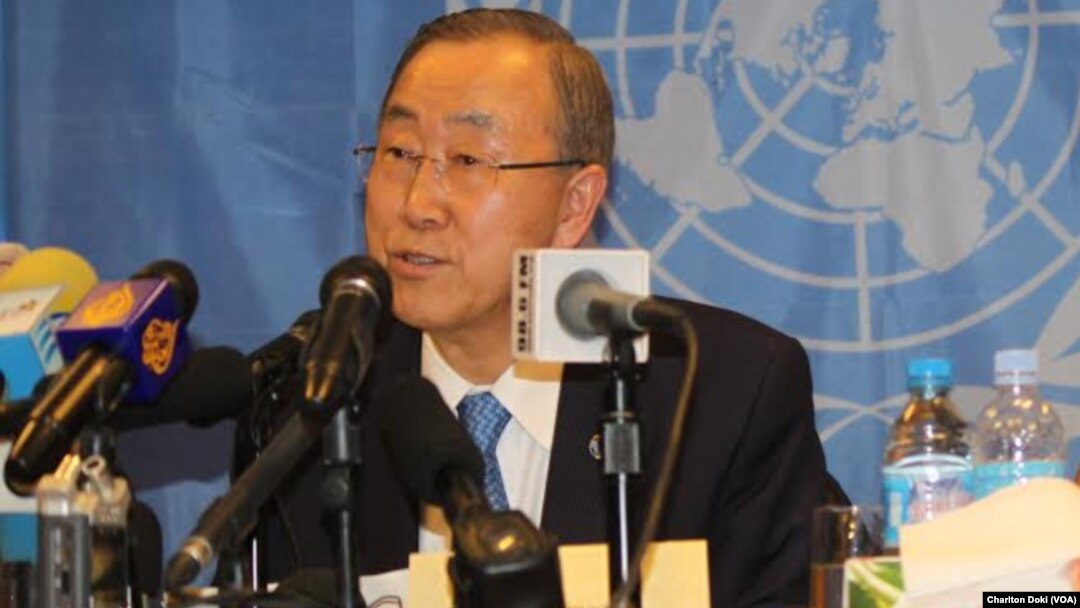 Sakatare Janar na Majalisar Dinkin Duniya, Ban-Ki Moon. 