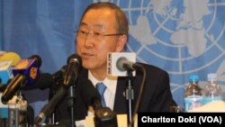 Sakatare Janar na Majalisar Dinkin Duniya, Ban-Ki Moon. 