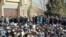Students at Isfahan University of Technology stage an apparent silent sit-in on Jan. 15, 2020, the 5th day of anti-government student protests in Iran. VOA could not independently verify the authenticity of this photo.
