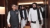 In this photo released by the Taliban Foreign Ministry, Indian Foreign Secretary Vikram Misri, left, and Taliban Foreign Minister Amir Khan Muttaqi, right, meet in Dubai, United Arab Emirates, on Jan 8, 2025, to hold wide-ranging bilateral talks.