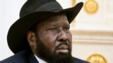 FILE — South Sudan's President Salva Kiir is pictured during a visit to the Kremlin in Moscow, Russia, where he met President Vladimir Putin on September 28, 2023. 