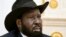 FILE — South Sudan's President Salva Kiir is pictured during a visit to the Kremlin in Moscow, Russia, where he met President Vladimir Putin on September 28, 2023. 