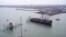 Kapal kargo Dali menabrak jembatan Francis Scott Key di Baltimore, Maryland, AS, menyebabkan jembatan tersebut runtuh, 26 Maret 2024. (Maryland National Guard/Handout via REUTERS)
