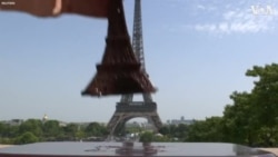 Փարիզում շոգից հալվում է նույնիսկ շոկոլադե Էյֆելյան աշտարակը