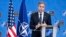 U.S. Secretary of State Antony Blinken gives a press conference as part of the NATO Foreign Ministers meeting on Ukraine at headquarters in Brussels, Belgium, Nov. 29, 2023.