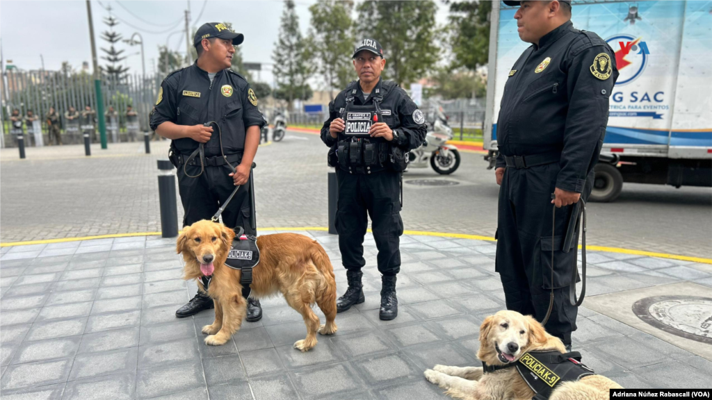 Policías, militares y agentes antidisturbios custodian Lima mientras se espera la llegada de jefes de Estado y gobierno de las naciones que forman parte del Foro de Cooperación Económica Asia-Pacífico.