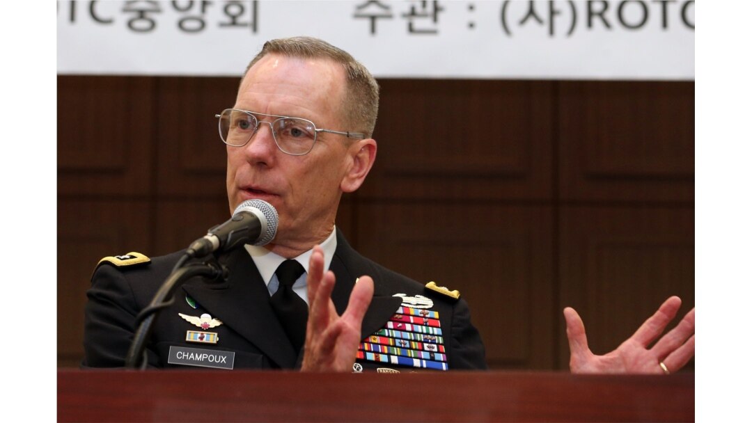 버나드 샴포우 전 주한 미 8군 사령관.