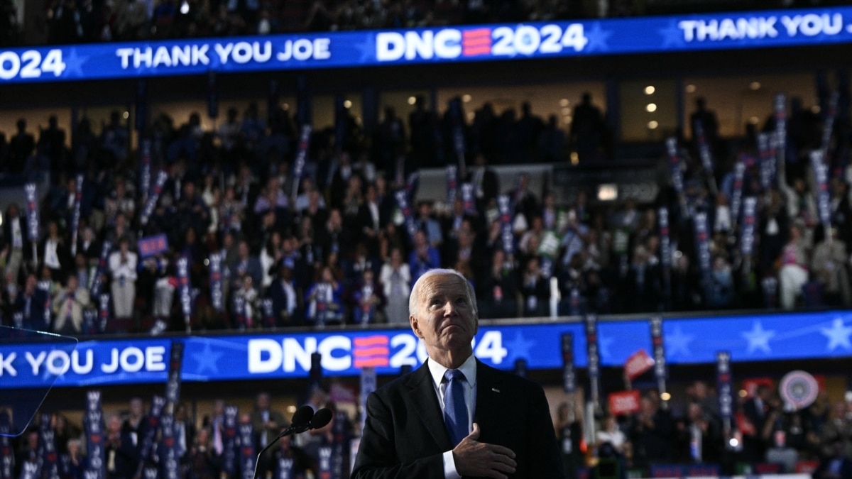 Biden passes torch to Harris during emotional convention in Chicago