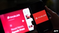 The conservative social network Parler is forced offline on Jan. 11, 2021, tracking websites showed, after Amazon warned the company would lose access to its servers for its failure to properly police violent content. 