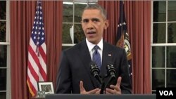 اوباما بار دیگر تاکید کرد که داعش اسلام را نمایندگی نمی کند و مبارزه با داعش، جنگ آمریکا و اسلام نیست.