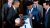 Obama recibe a campeones de NCAA