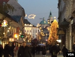 Ljubljana, Slovenia. (L. Ramirez/VOA)