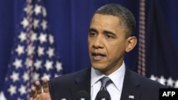 Президент США Барак Обама. Белый дом. Вашингтон. 15 февраля 2011 года