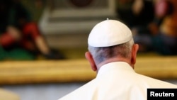 FILE - Pope Francis is seen at the Vatican.