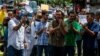 Venezolanos protestan contra la crisis en el servicio de agua potable