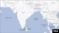 Locator map of Sri Lanka