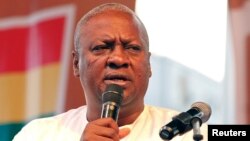 Le président ghanéen, John Dramani Mahama 