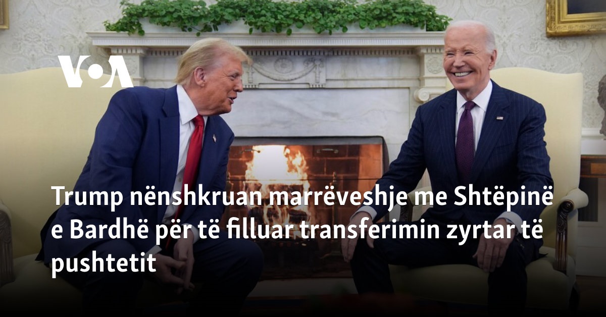 trump-nenshkruan-marreveshje-me-shtepine-e-bardhe-per-te-filluar-zyrtarisht-transferimin-e-pushtetit