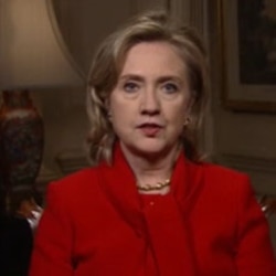 Hillary Clinton's video message