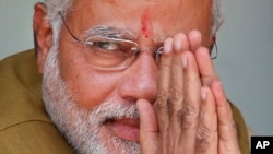 Narendra Modi líder do Bharatiya Janata