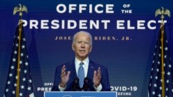 លោក Biden ព្យាយាមបង្រួបបង្រួមសហរដ្ឋអាមេរិក បន្ទាប់ពីព្យាករណ៍ថាឈ្នះការបោះឆ្នោត