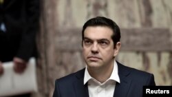 Waziri mkuu wa Ugiriki Alexis Tsipras katika picha ya awali.